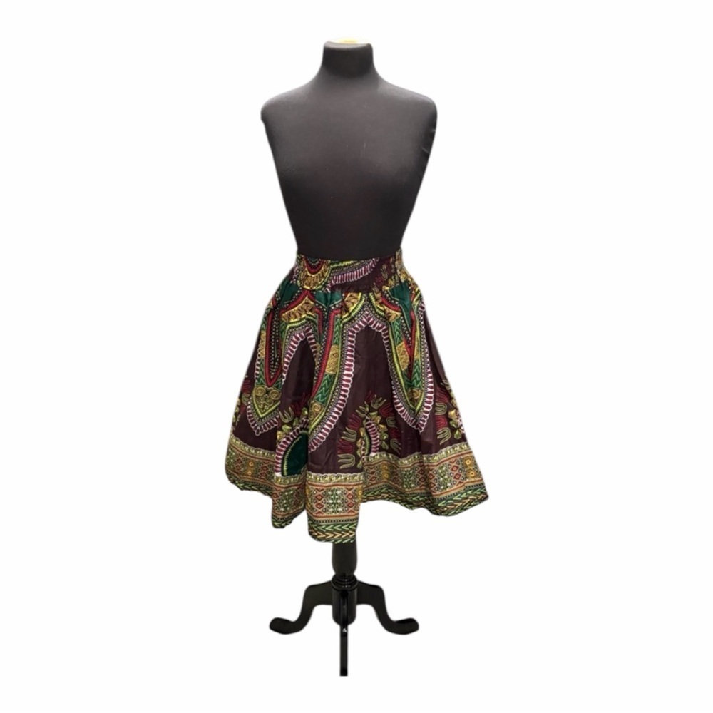 Vintage NF Boho Wrap Skirt | Thick Cotton | Elastic Waist | Tie Front or Back